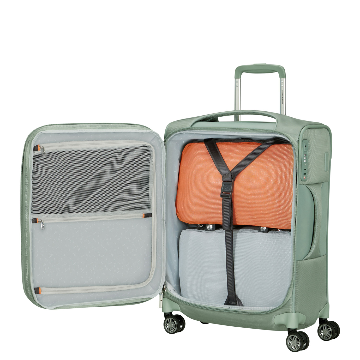 Samsonite 4-Rad Trolley 55/20 erweiterbar RE-Lite sage Abbildung 7