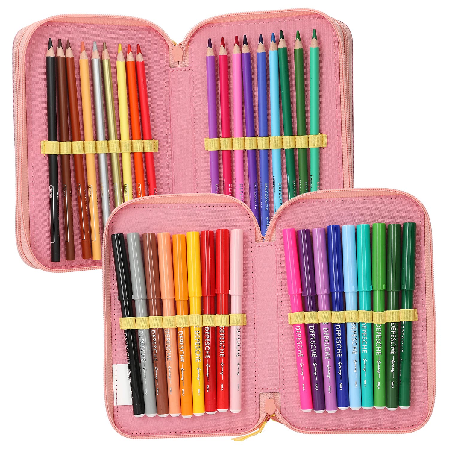 Depesche 3-Fach Federtasche TOPModel JUICY 83-Pink Abbildung 4