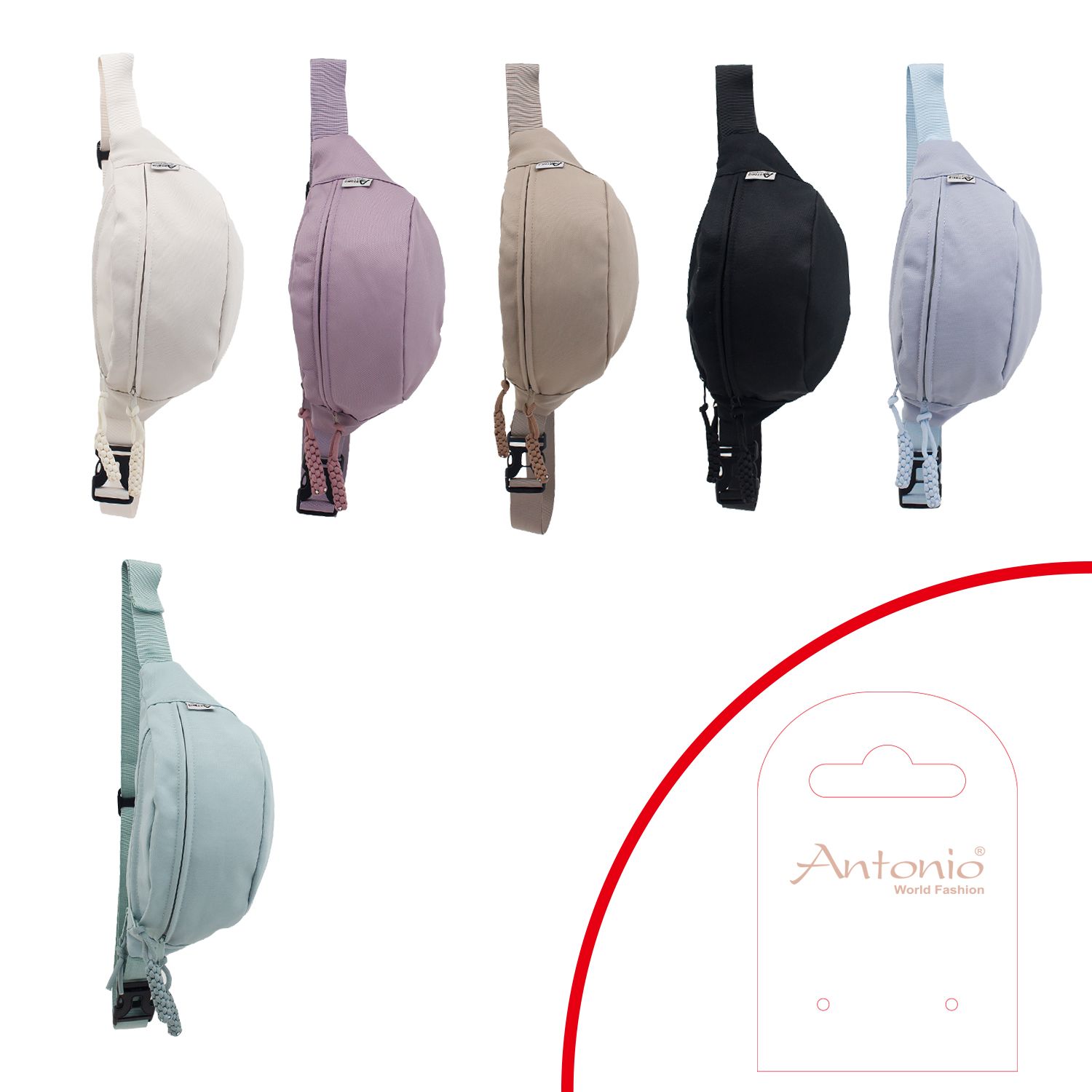 Antonio Damen Umhänge-/ Bauchtasche Tokyo gemischt Abbildung 2