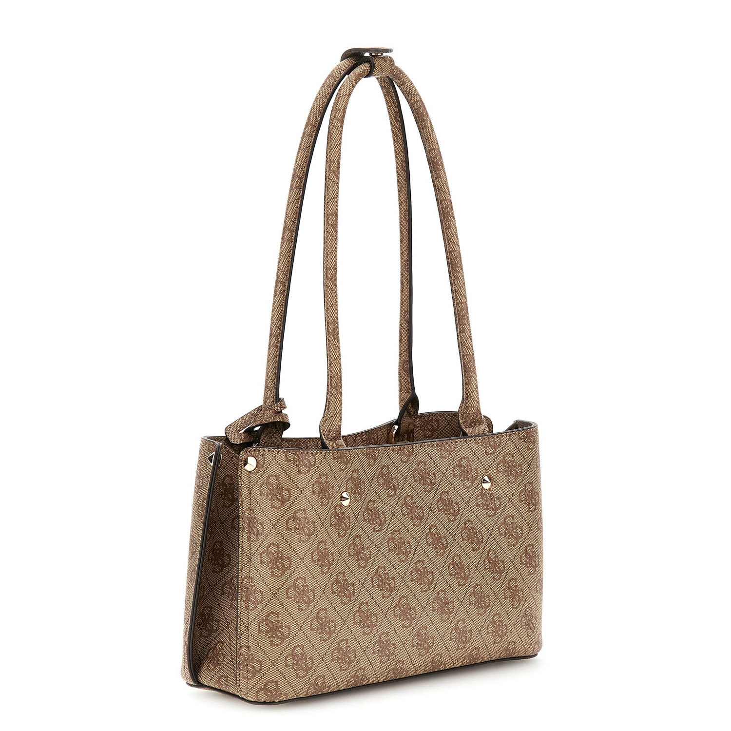 GUESS Damen Schultertasche Meridian II Latte Logo Abbildung 2
