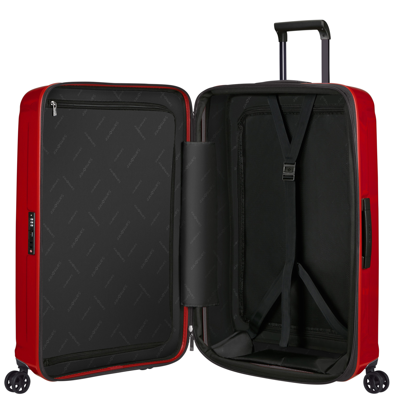 Samsonite Trolley mit 4 Rollen 75cm EXP. Nuon metallic red Abbildung 6