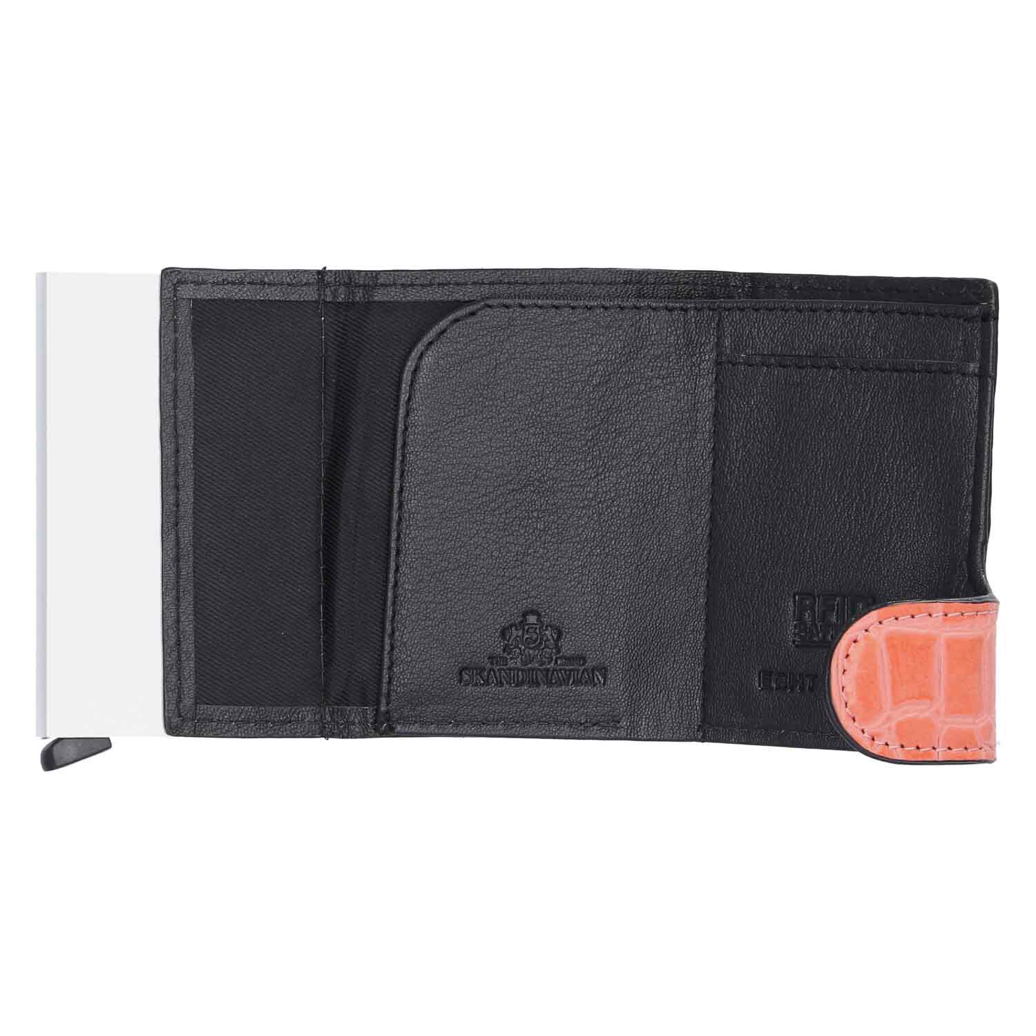 The Skandinavian Brand Damen Kreditkartenetui Croco  rose Abbildung 5