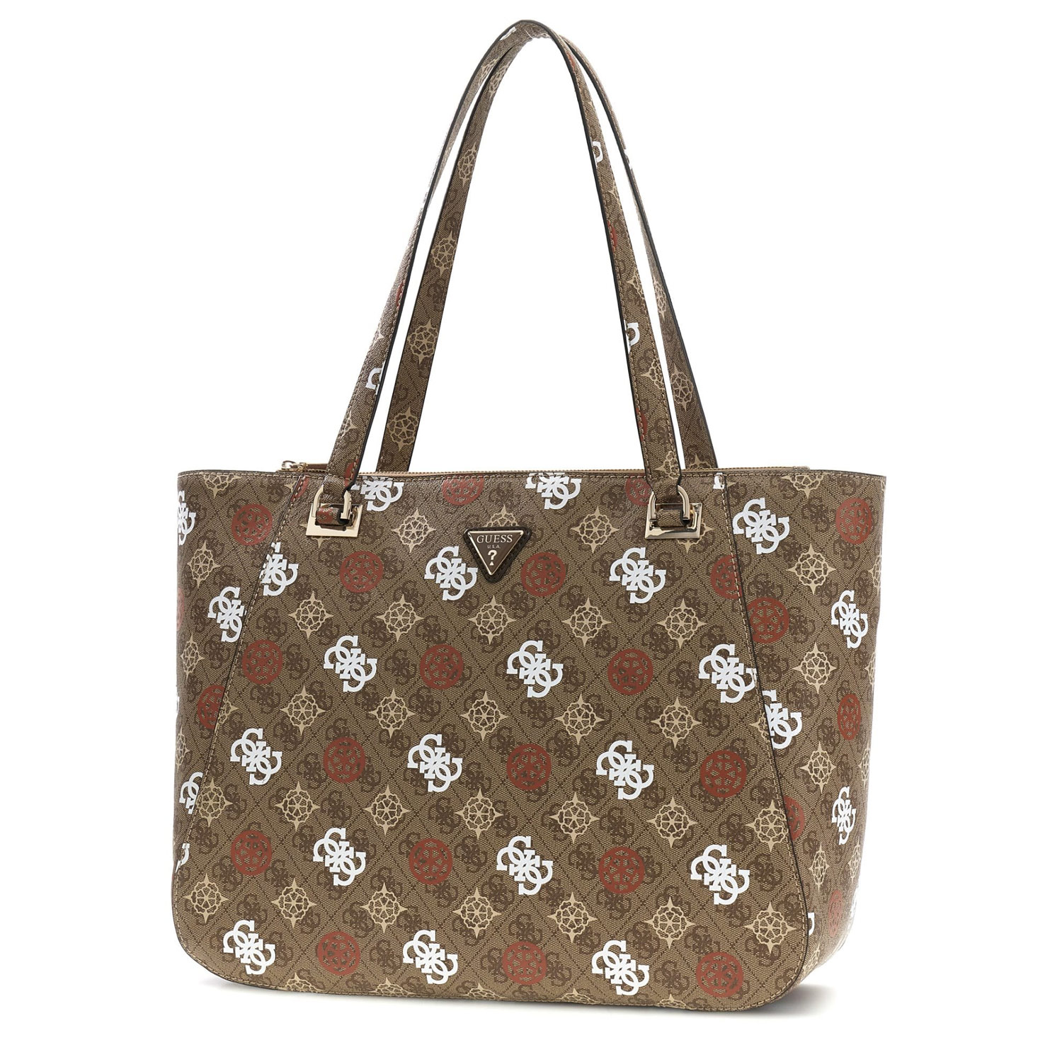 GUESS Shopper Handtasche Eliette Logo Latte Logo/Ginger Abbildung 1