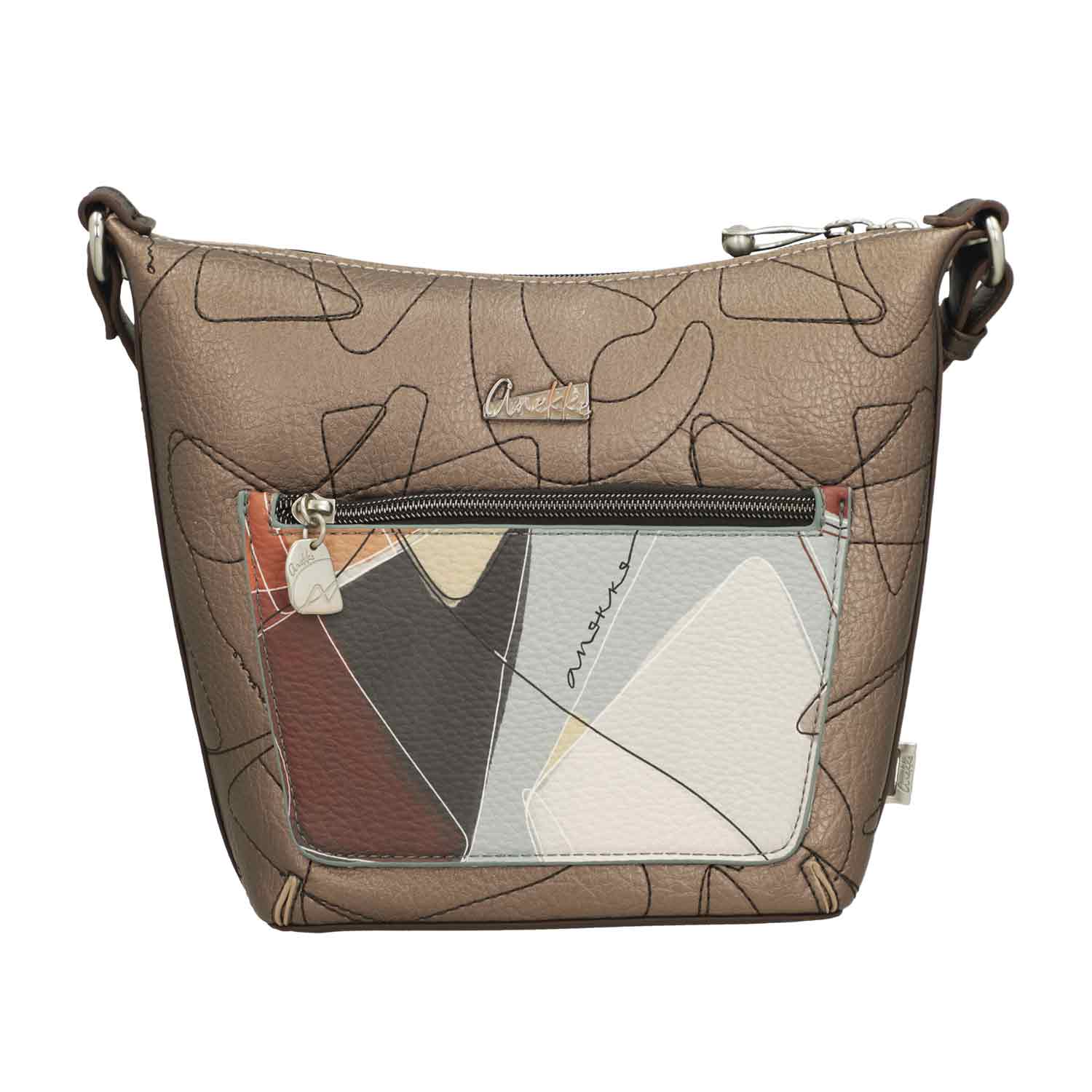 Anekke Damen Umhängetasche Bolso Bandolera multicolour Abbildung 2