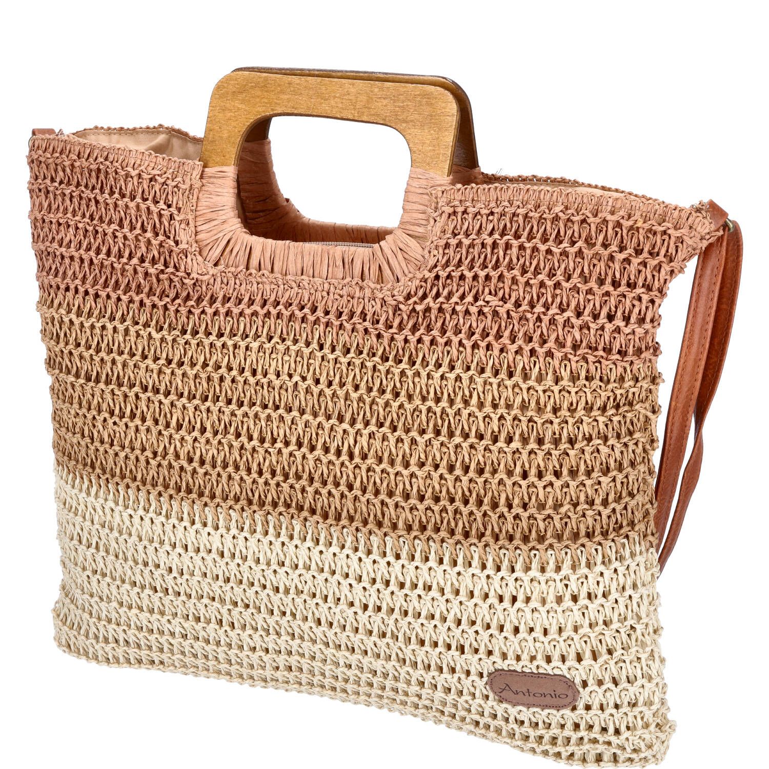 Antonio Umhängetasche BOHO Style beige