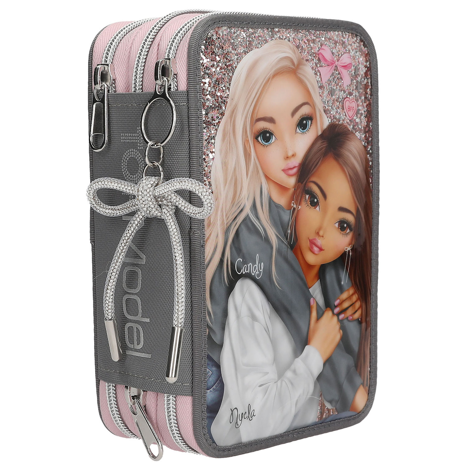 Depesche 3-Fach Federtasche TOPModel MY BFF 84-Pink Abbildung 3