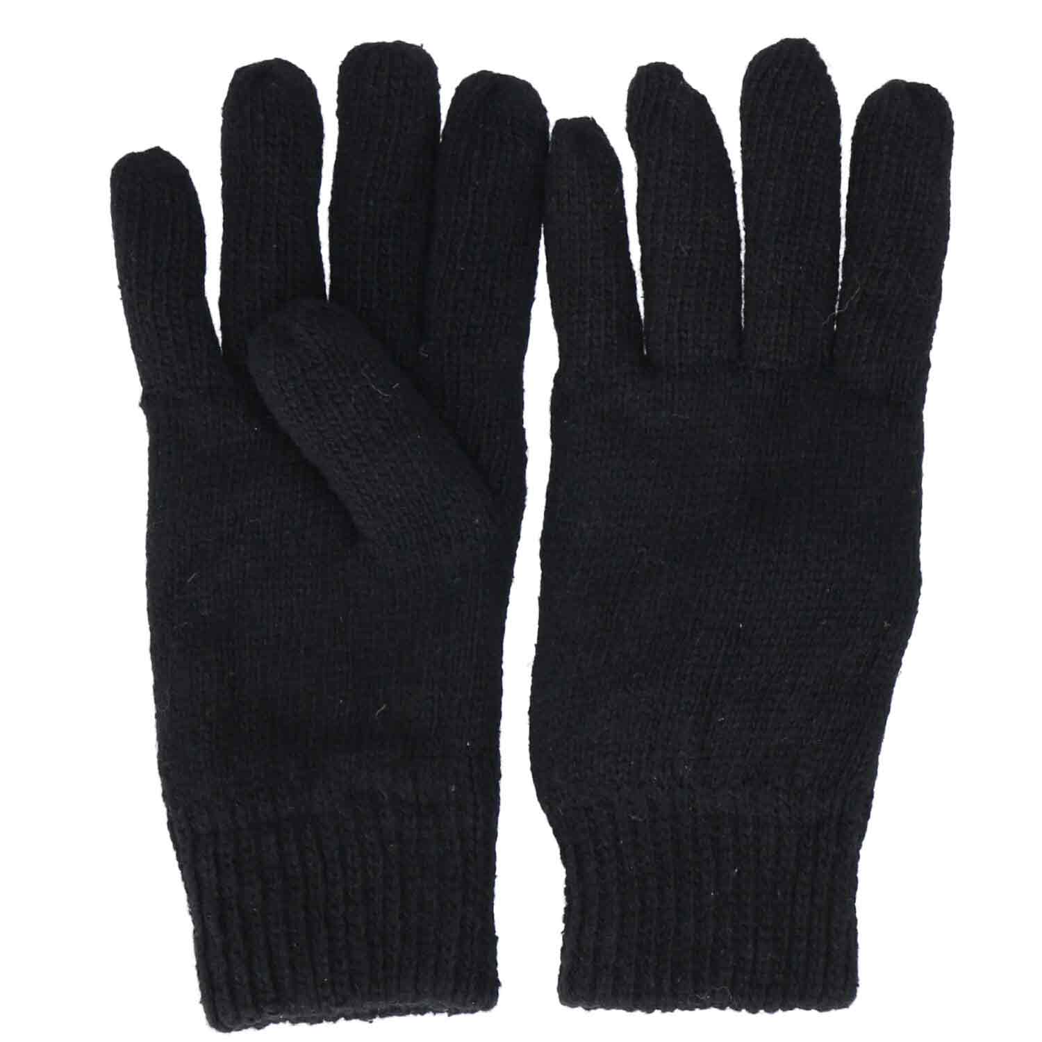 Antonio Herren Winter Fingerhandschuhe mit Thinsulate 3M  schwarz