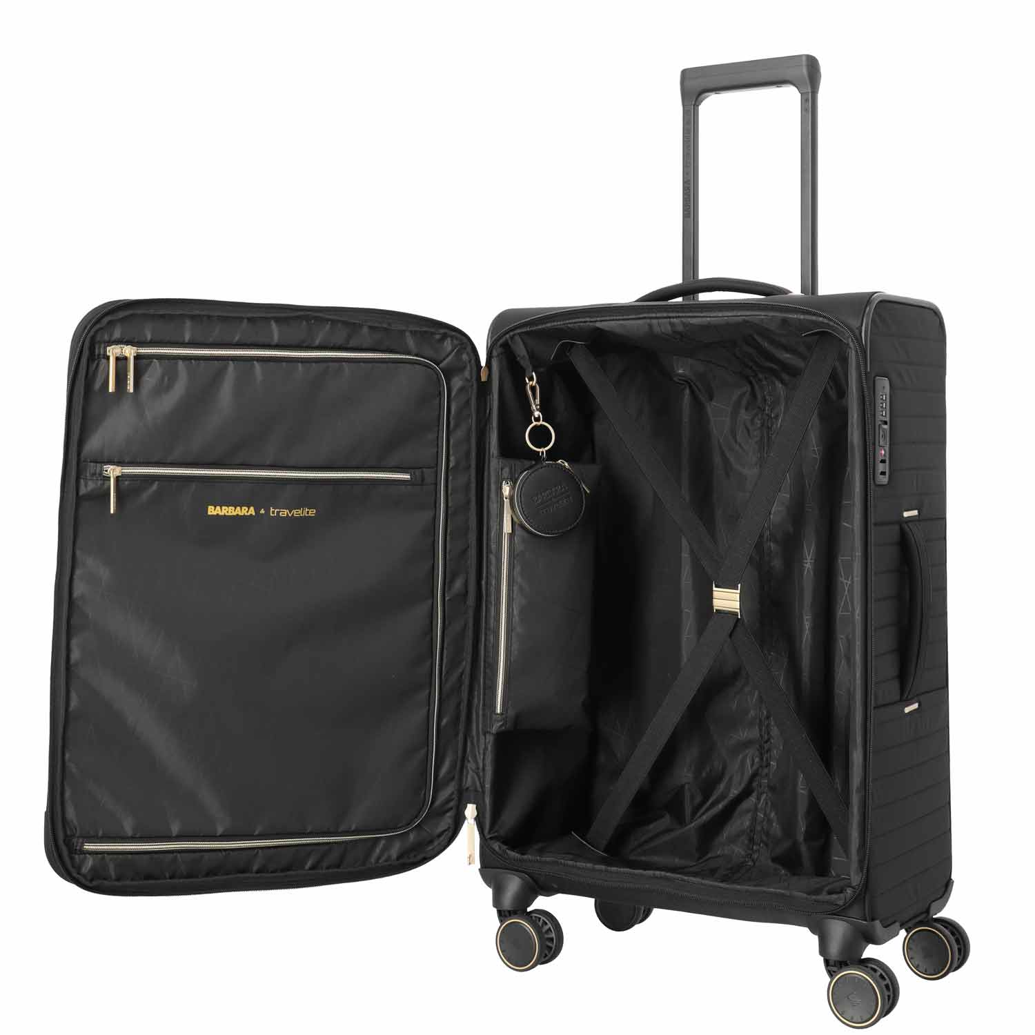 Travelite 4-Rad Trolley M erweiterbar Barbara STEPP schwarz Abbildung 6