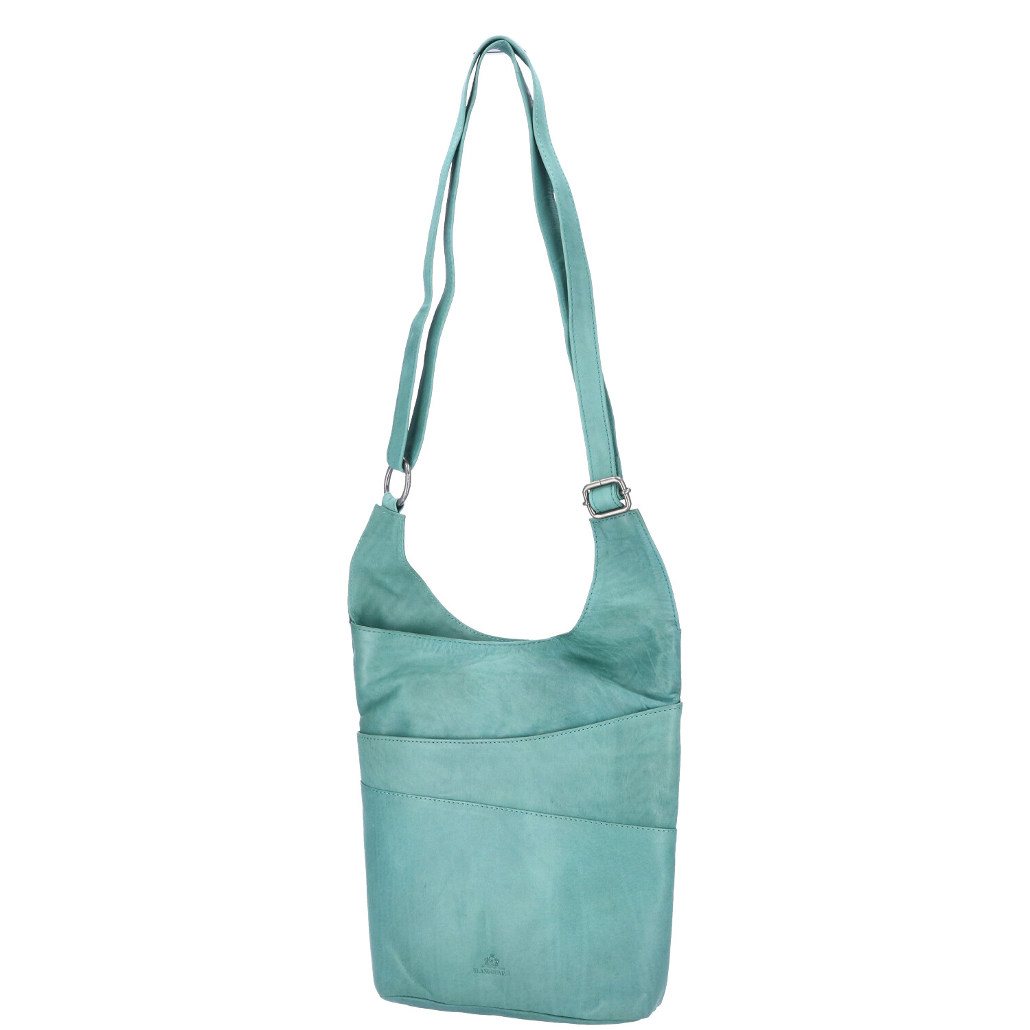 The Skandinavian Brand Lady Bag Washed Nappa türkis