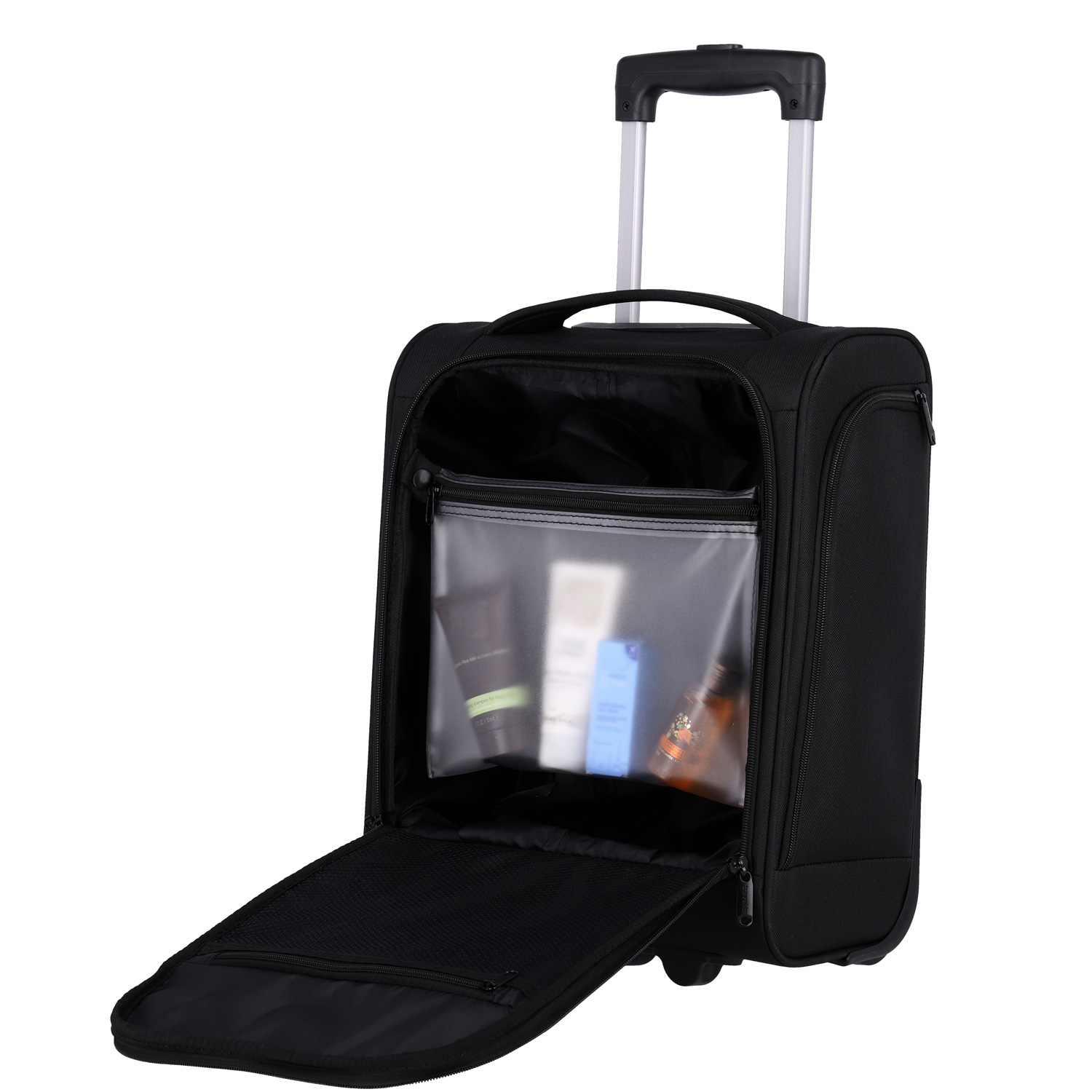 Travelite 2-Rad Bordtrolley Underseater Cabin schwarz Abbildung 4 Travelite 2-Rad Bordtrolley Underseater Cabin schwarz Abbildung 4