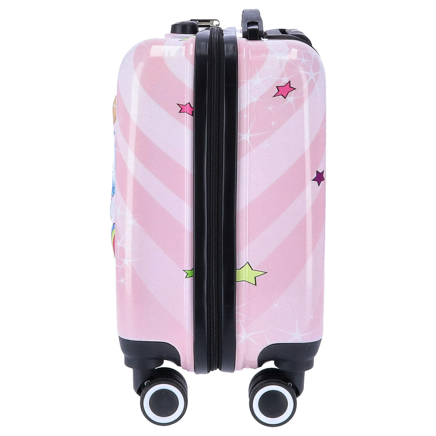 TheTrueC Kindertrolley 4 Rollen Einhorn  Rosa Abbildung 4