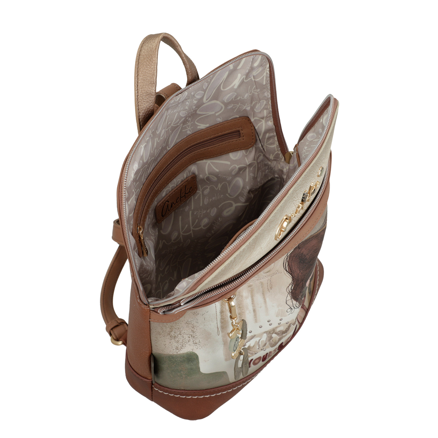 Anekke Damen Rucksack Mochila Sintetico multicolor Abbildung 6