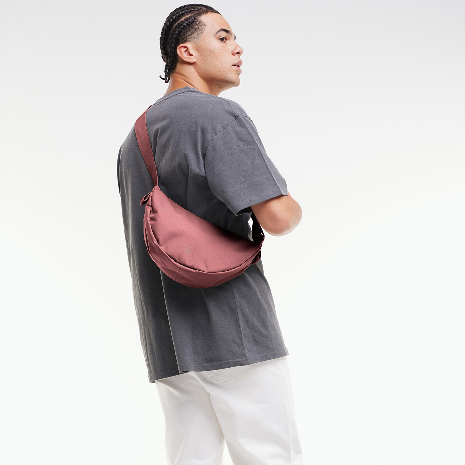 Got Bag Umhängetasche / Crossbody Moon Bag Small monochrome lion fish Abbildung 7