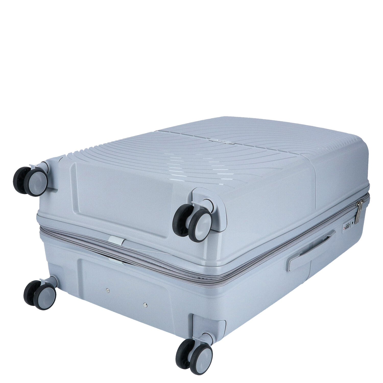 DYX 4 Rollen Trolley 3er Set S/M/L Paris hellgrau Abbildung 6