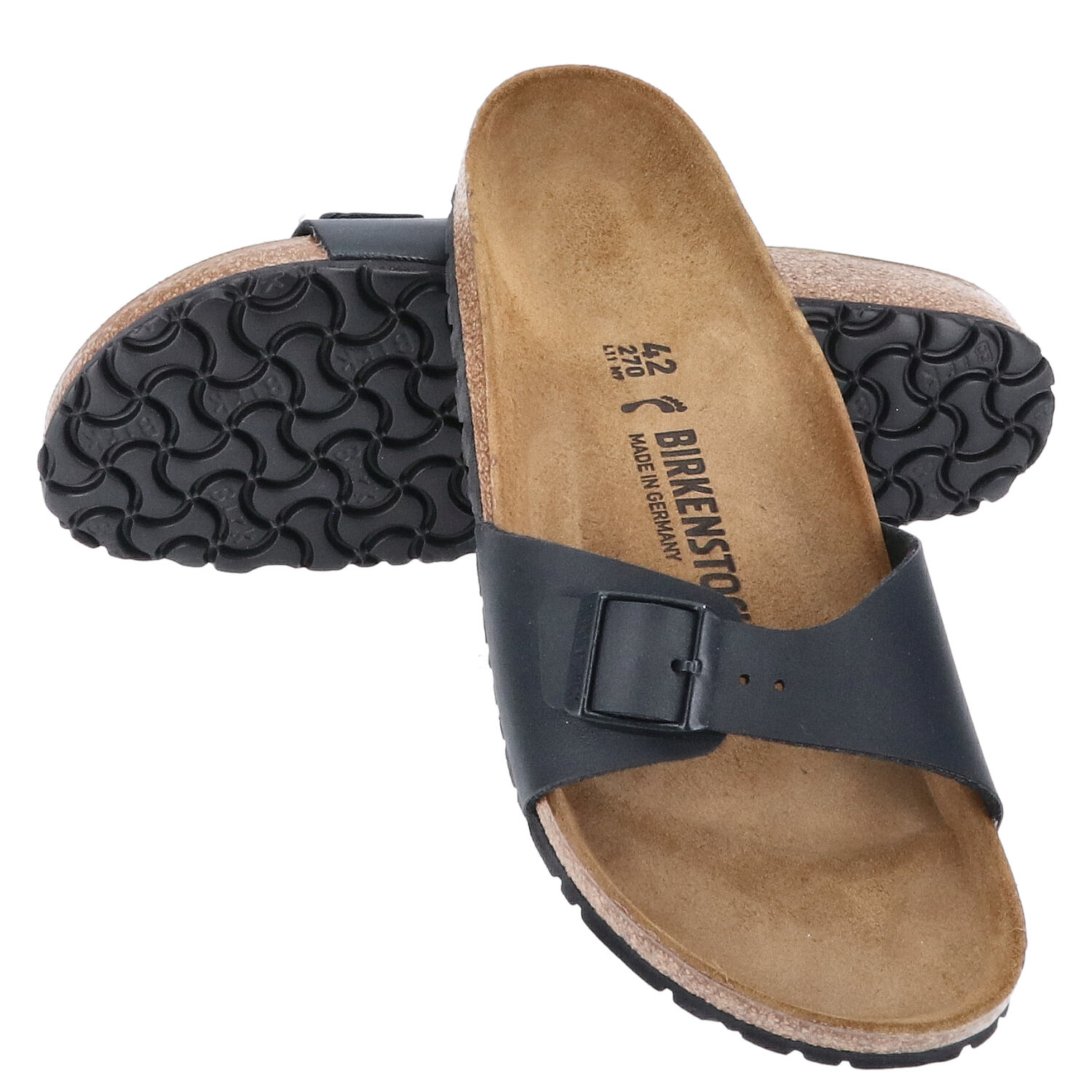 Birkenstock Sandalen Größe 42 Madrid BS Black   Abbildung 1