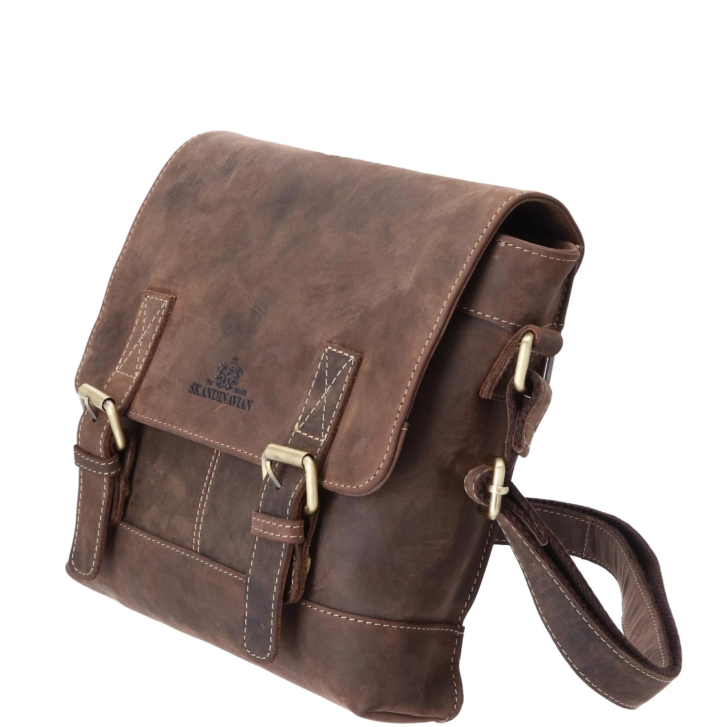 The Skandinavian Brand Herren Umhängetasche M  tan Abbildung 2