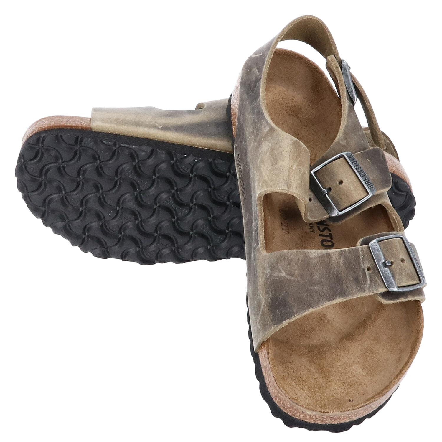 Birkenstock Sandalen Größe 42 Milano BS Faded khaki   Abbildung 1