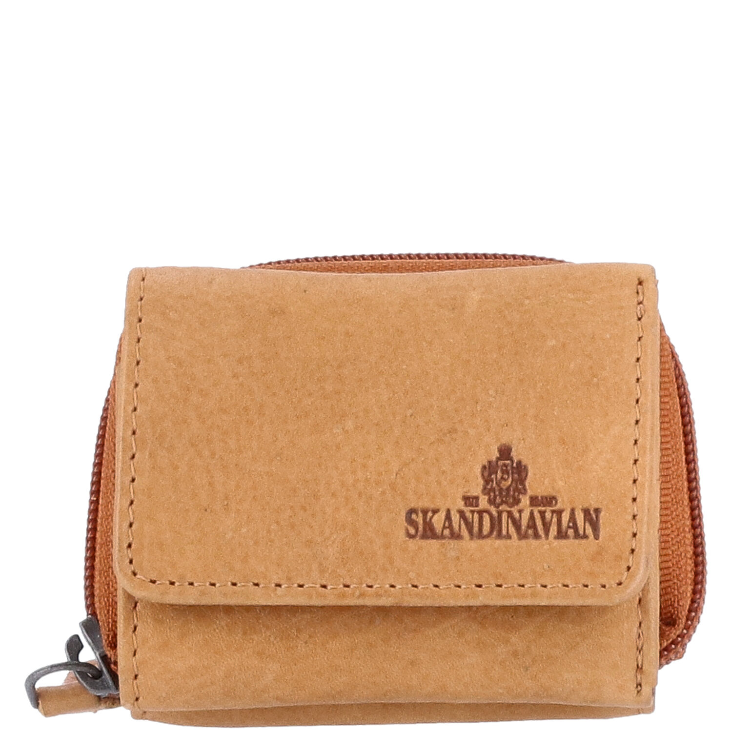 The Skandinavian Brand Damen Leder Geldbörse  Cognac Abbildung 2