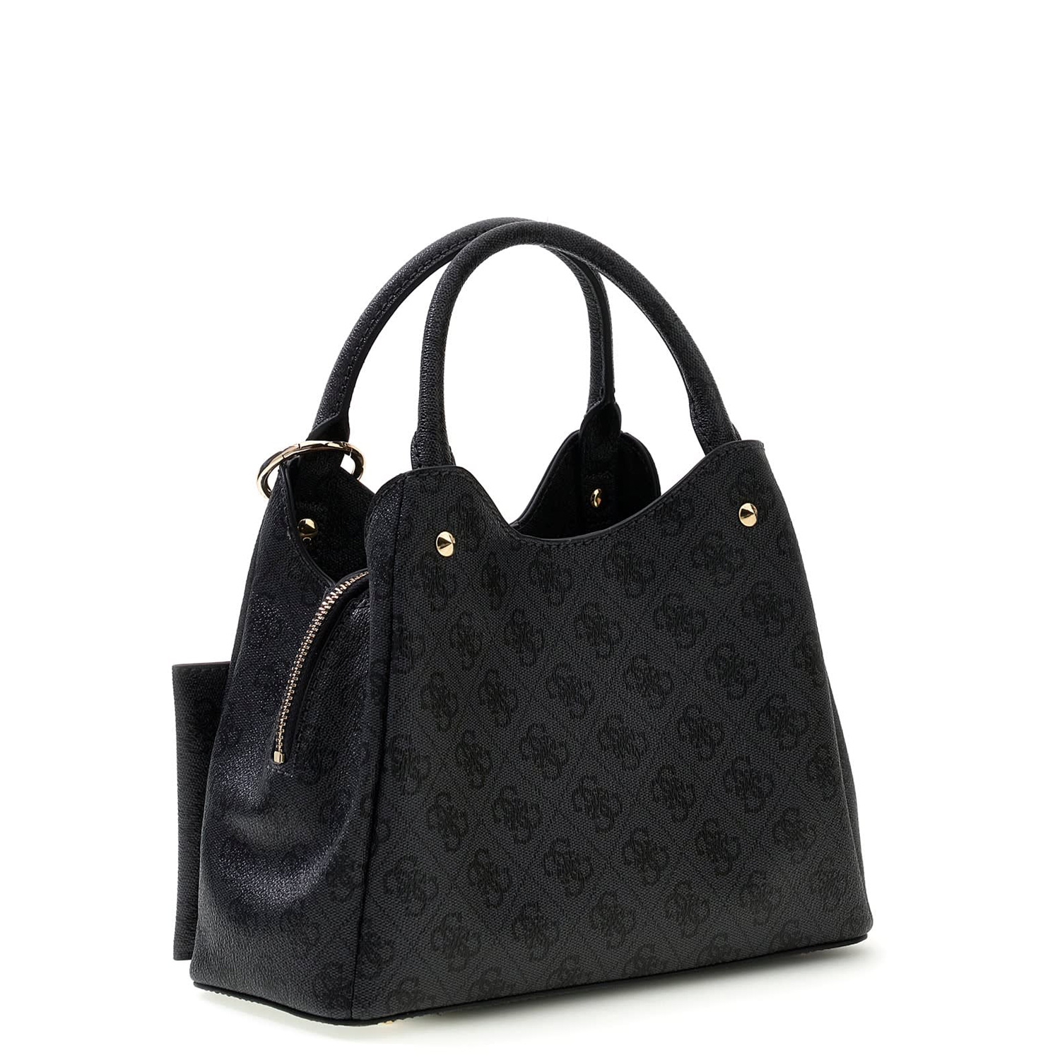GUESS Handtasche LORELLA LOGO SM GRLFRND TOTE Coal Logo Abbildung 2