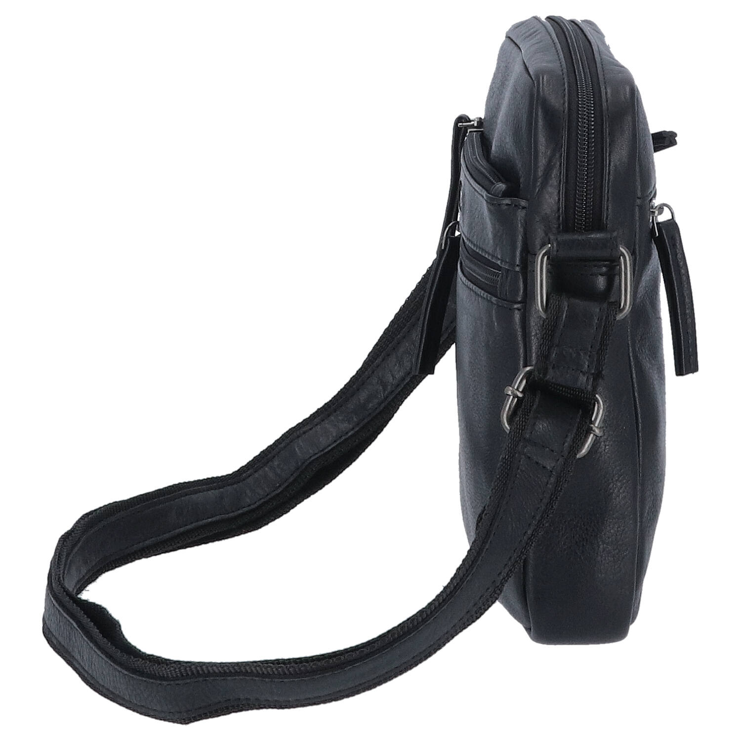 The Skandinavian Brand Leder Umhängetasche - Black Abbildung 4