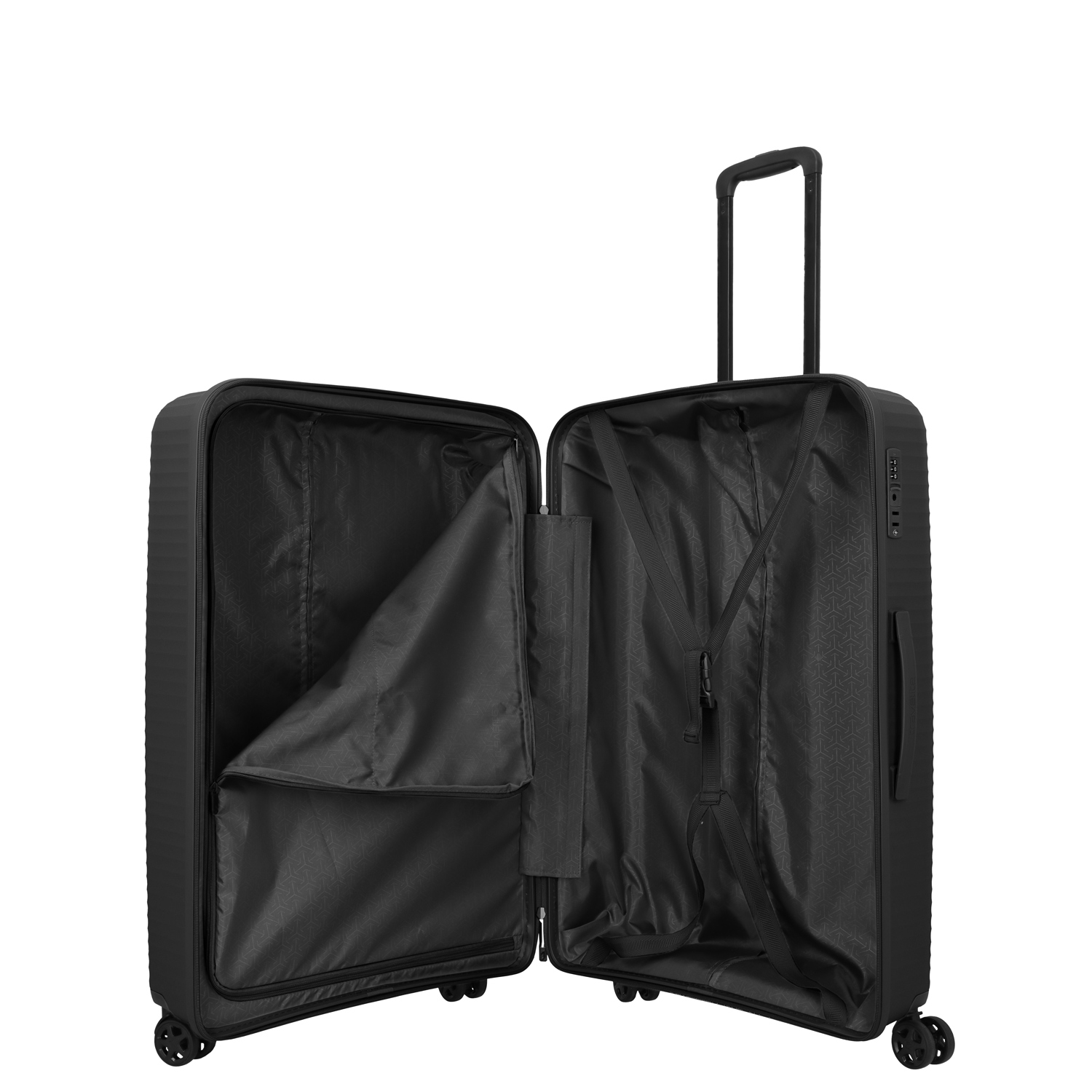 Travelite 4-Rad Trolley L Air Stripe Black Abbildung 6