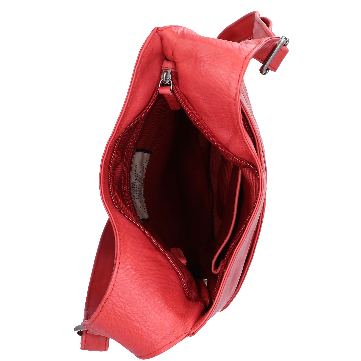 The Skandinavian Brand Lady Bag Washed Nappa - rot Abbildung 4