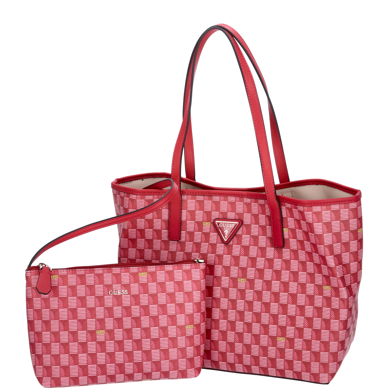 GUESS Damen Shopper Vikky Cherry Logo Abbildung 2