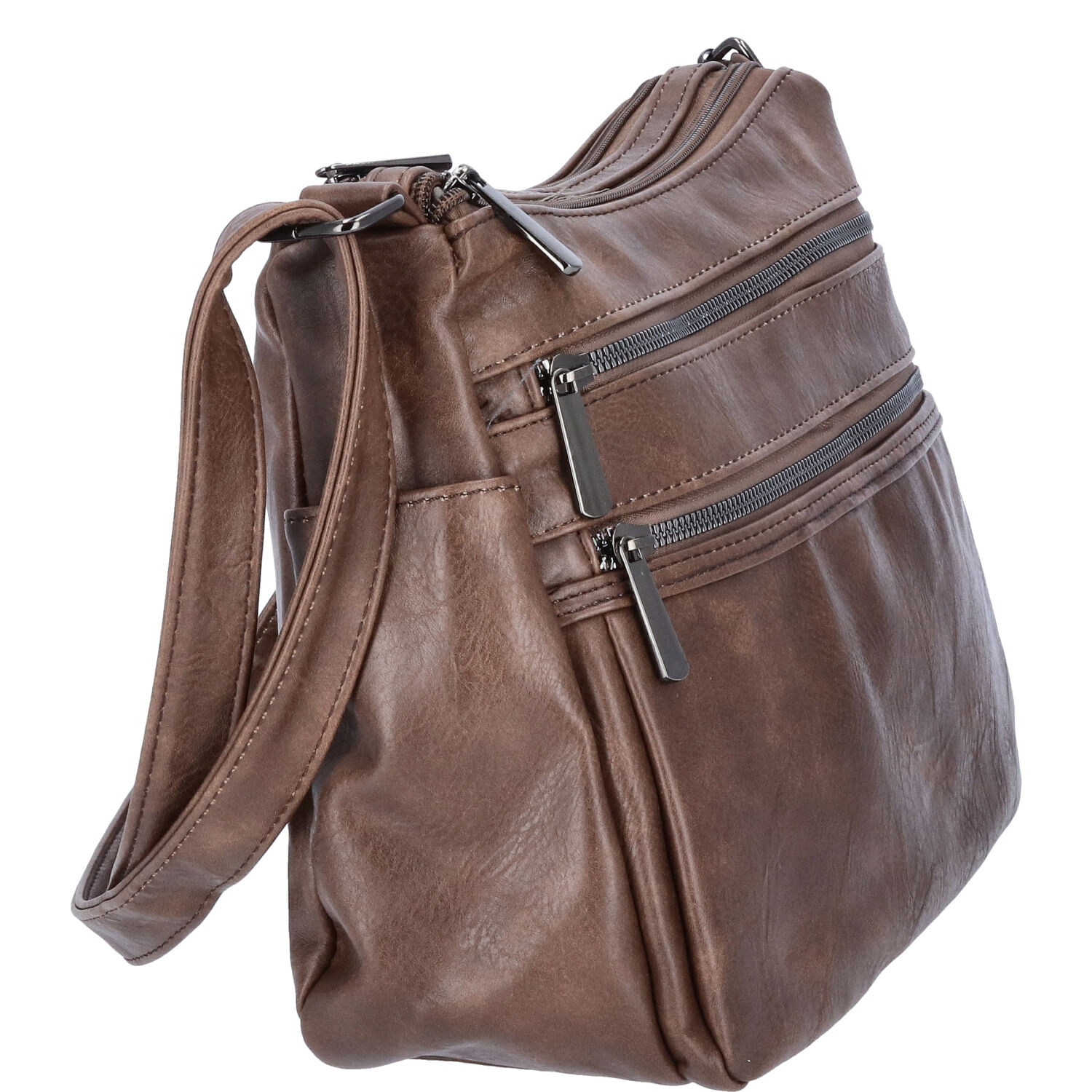 Antonio Damen Handtasche  Cognac Abbildung 2