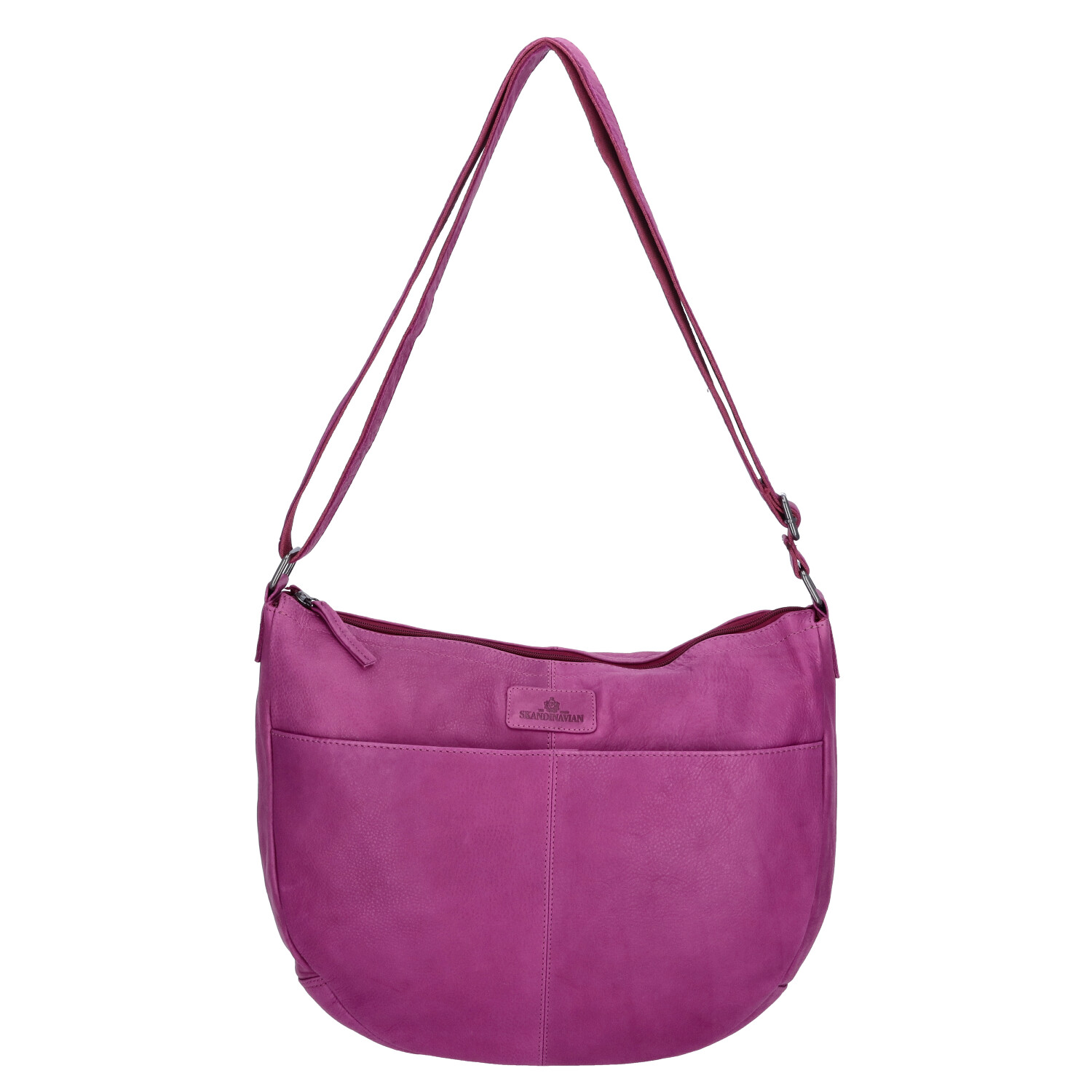 The Skandinavian Brand Leder Umhängetasche - Purple Abbildung 5