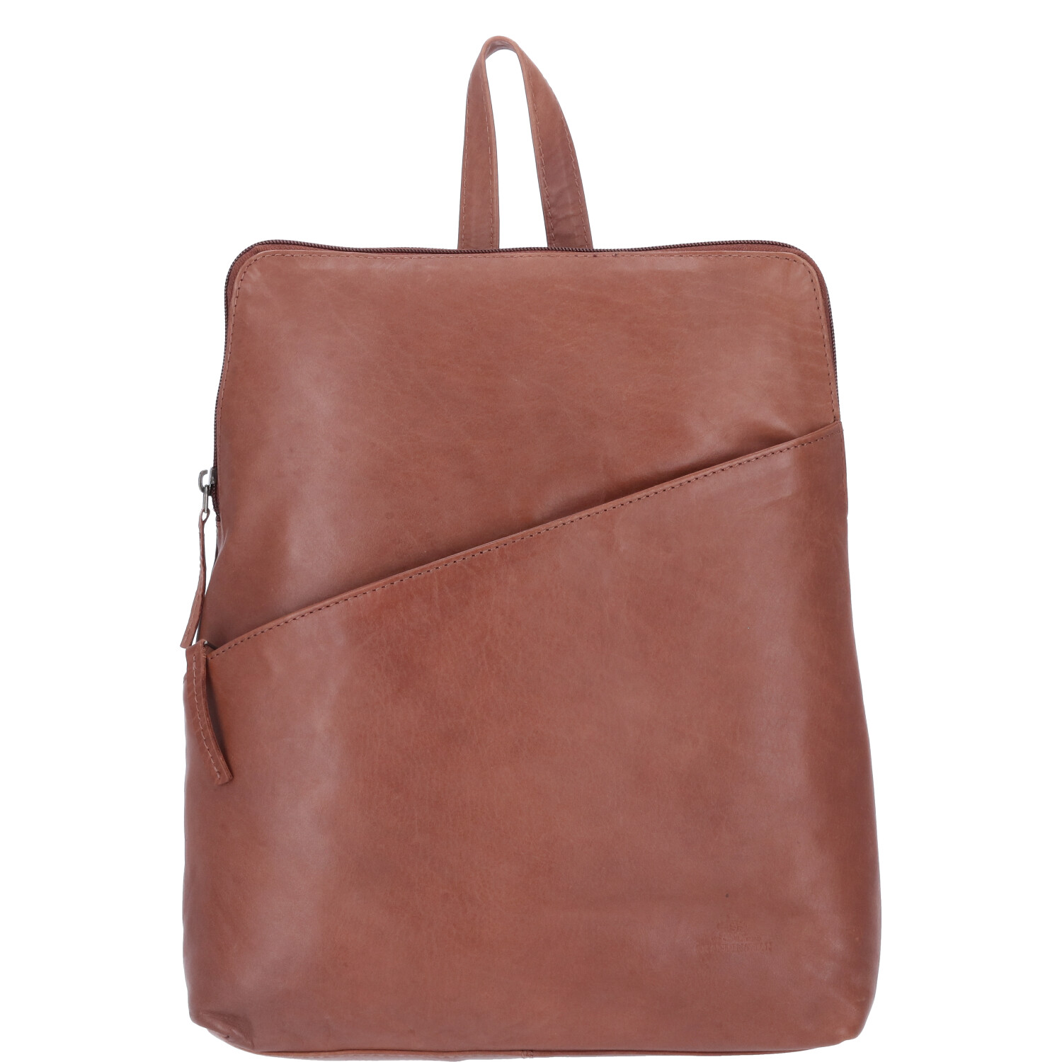 The Skandinavian Brand Damen Leder Rucksack  Cognac Abbildung 2
