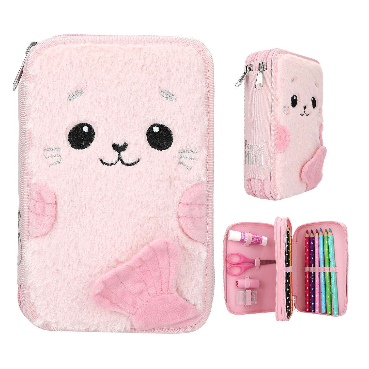 Depesche 2-Fach Federtasche Princess Mimi ROBBY pink Abbildung 8