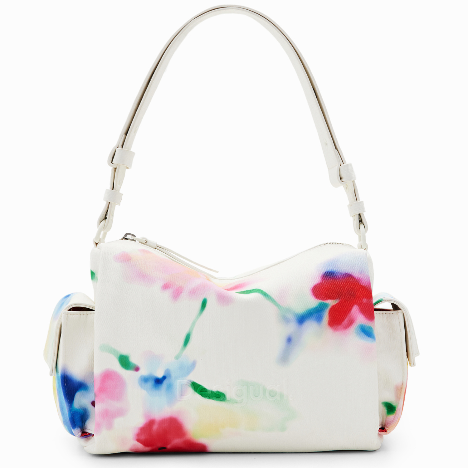 Desigual Damen Schultertasche Liquidflower Habana blanco roto Abbildung 5