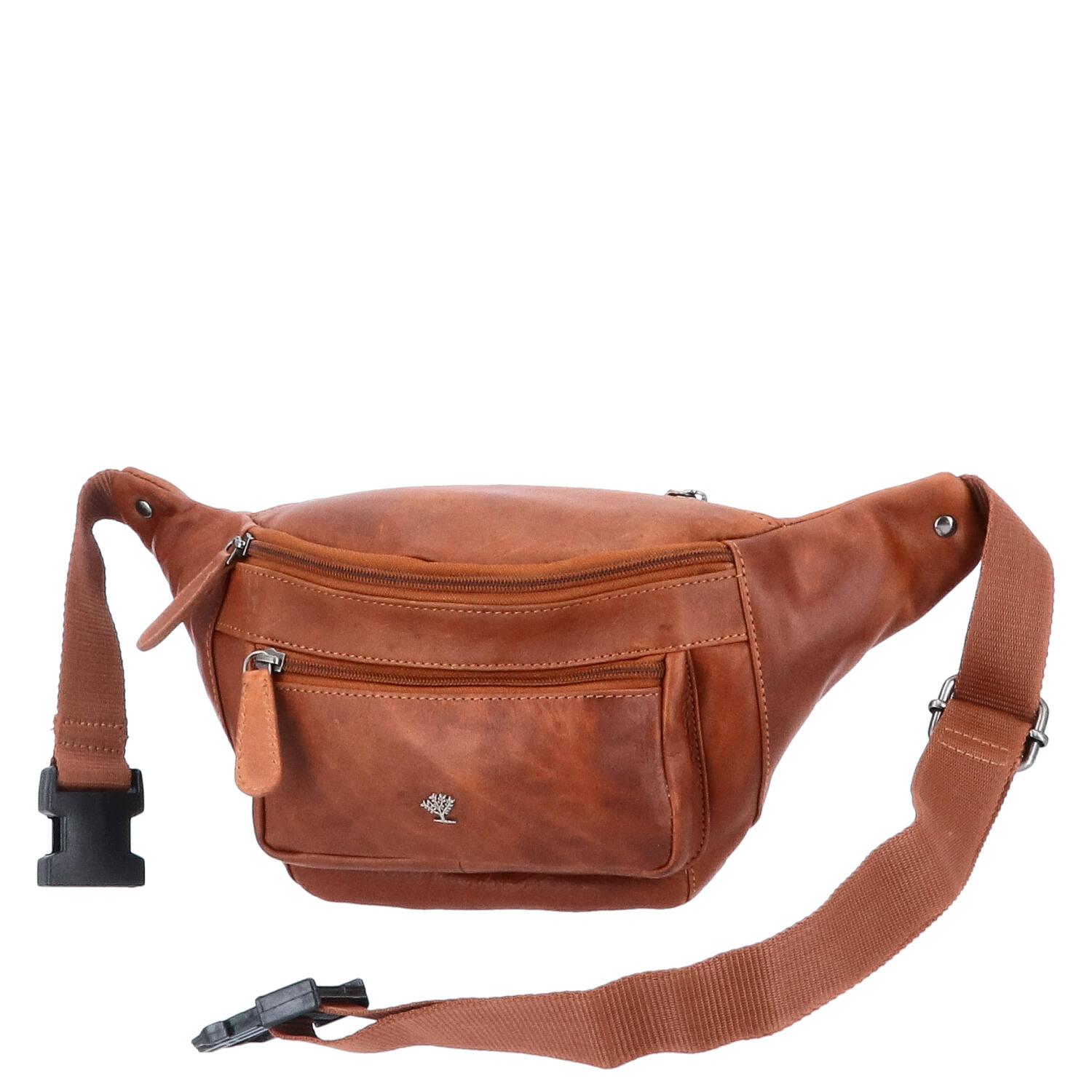 The Skandinavian Brand Leder Bauchtasche, Hüttasche, Body Bag  braun Abbildung 6