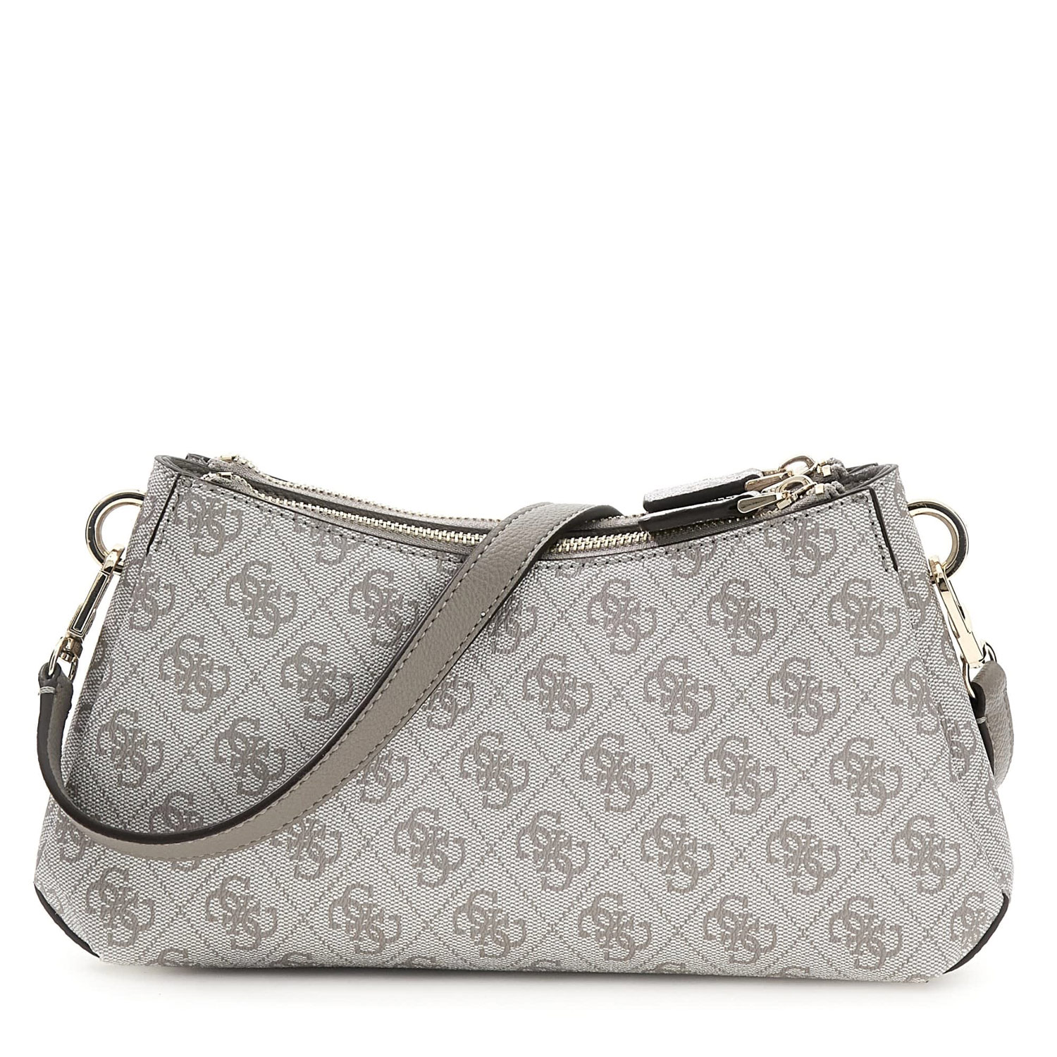 GUESS Umhängetasche Noelle II Dark Taupe Logo Abbildung 2