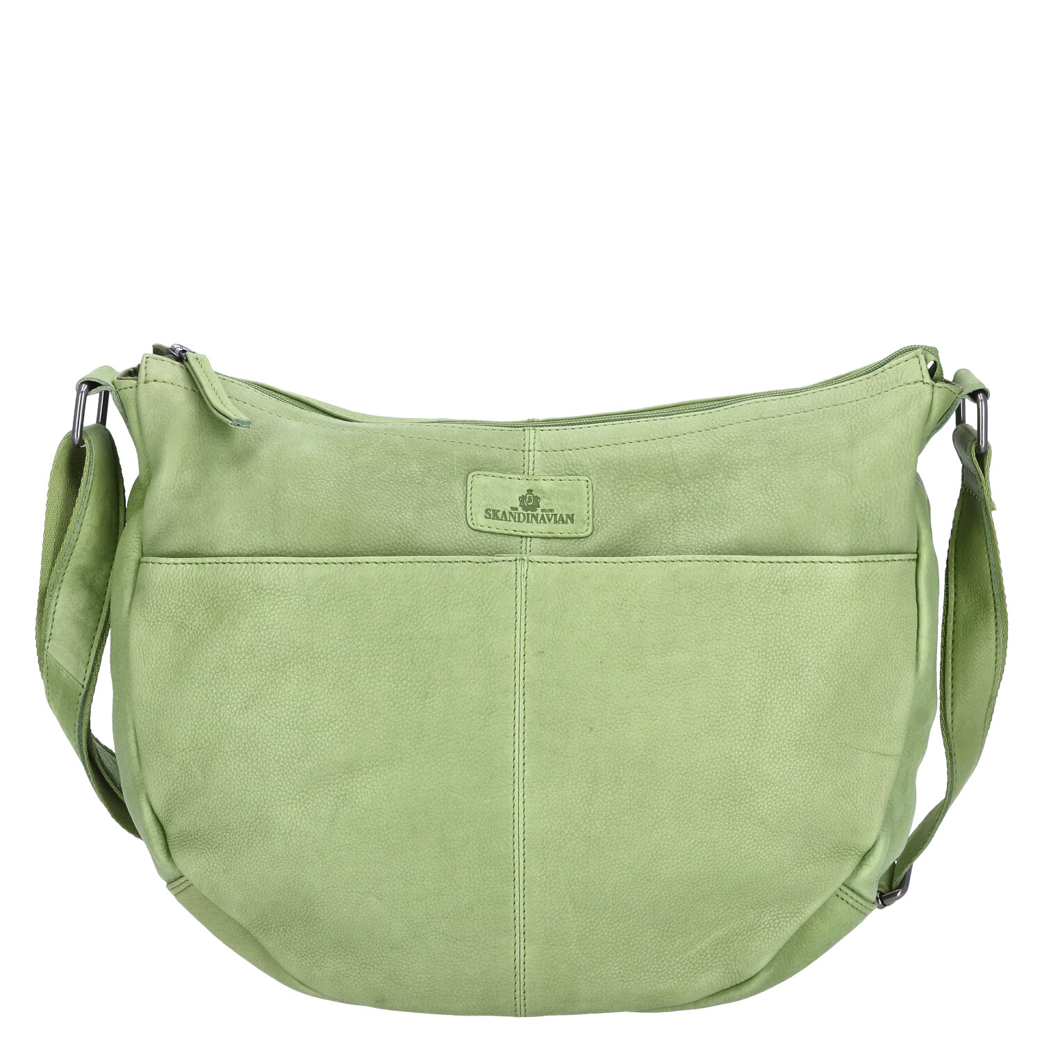 The Skandinavian Brand Leder Umhängetasche - Green Abbildung 5
