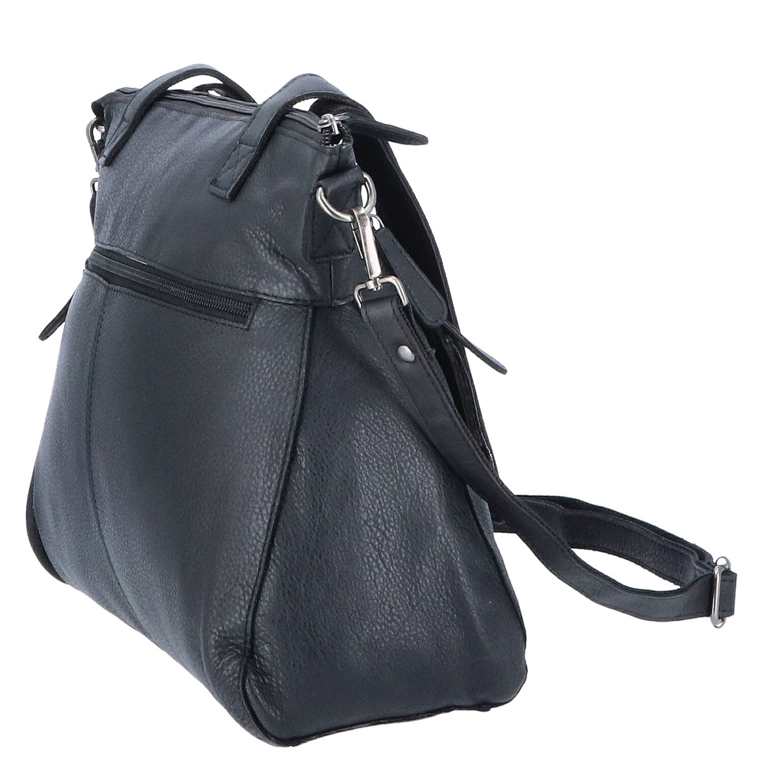 The Skandinavian Brand Damenshopper Leder - Black Abbildung 5