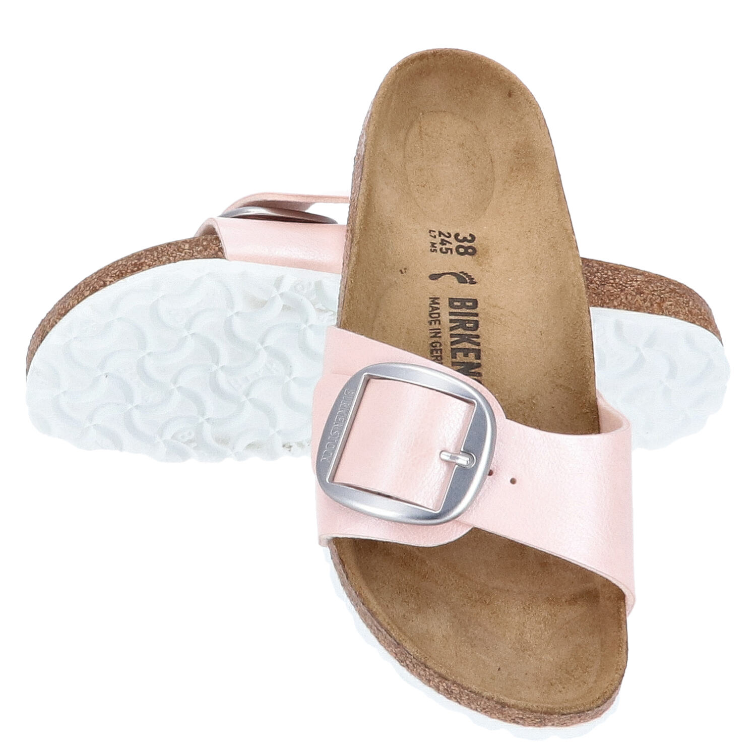 Birkenstock Sandalen Größe 38 Madrid Big Buckle Graceful light Rose   Abbildung 1