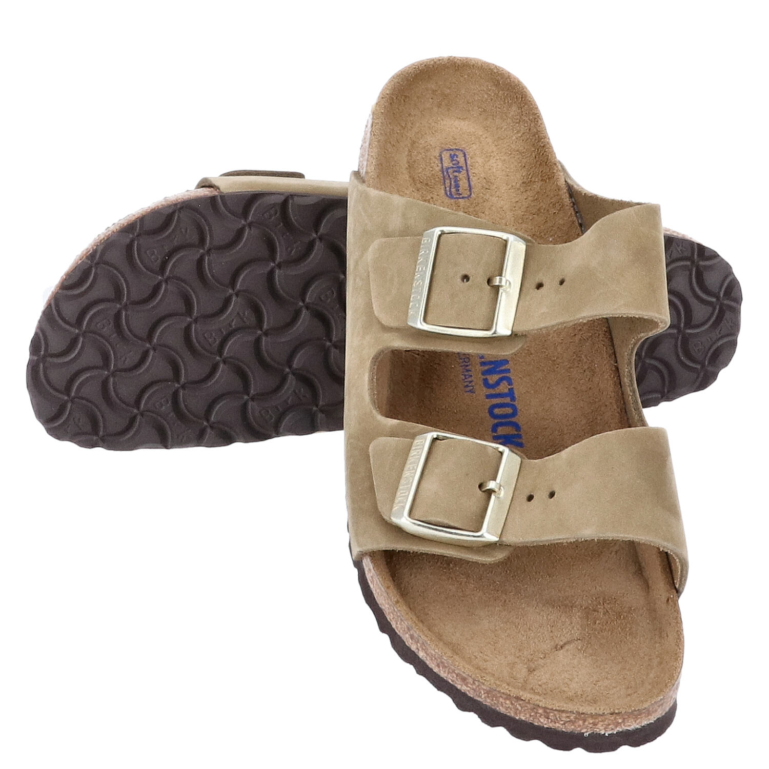Birkenstock Sandalen Größe 39 Arizona BS Faded kahki   Abbildung 1