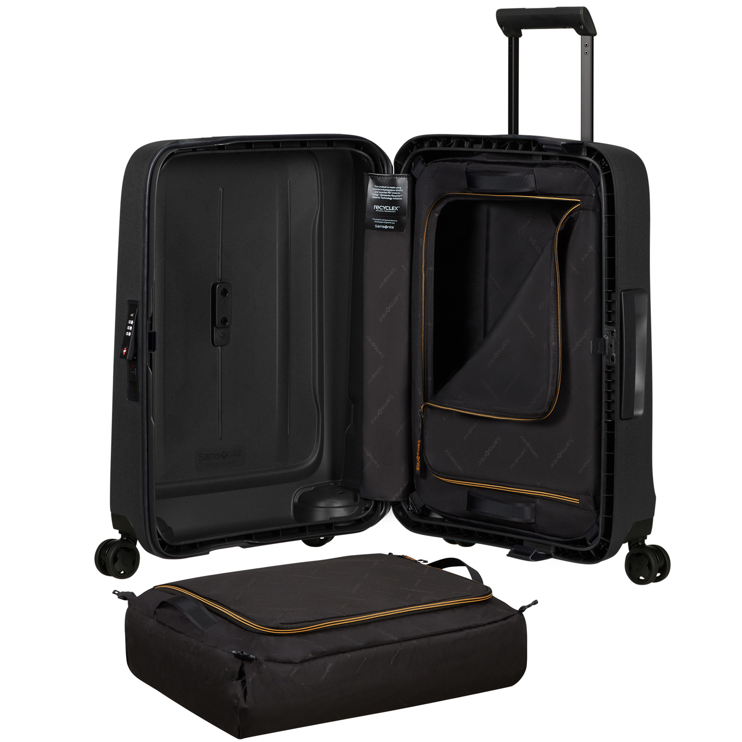 Samsonite Trolley mit 4 Rollen 55cm Essens graphite Abbildung 5