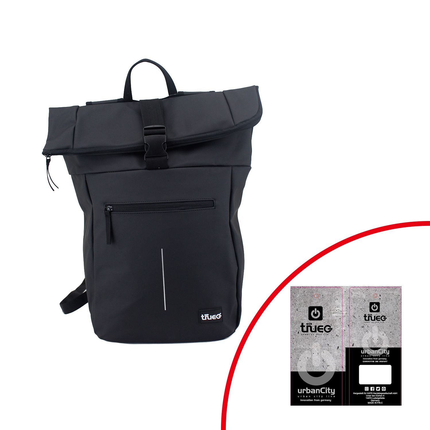 DYX Rucksack Urban Line - Bennie Bennie schwarz