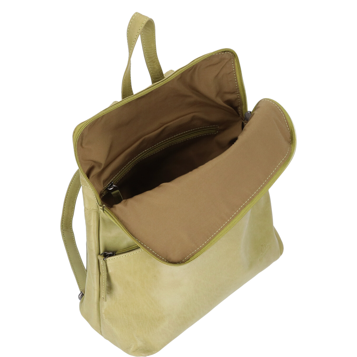 The Skandinavian Brand Lady Backpack Washed Nappa  grün Abbildung 6