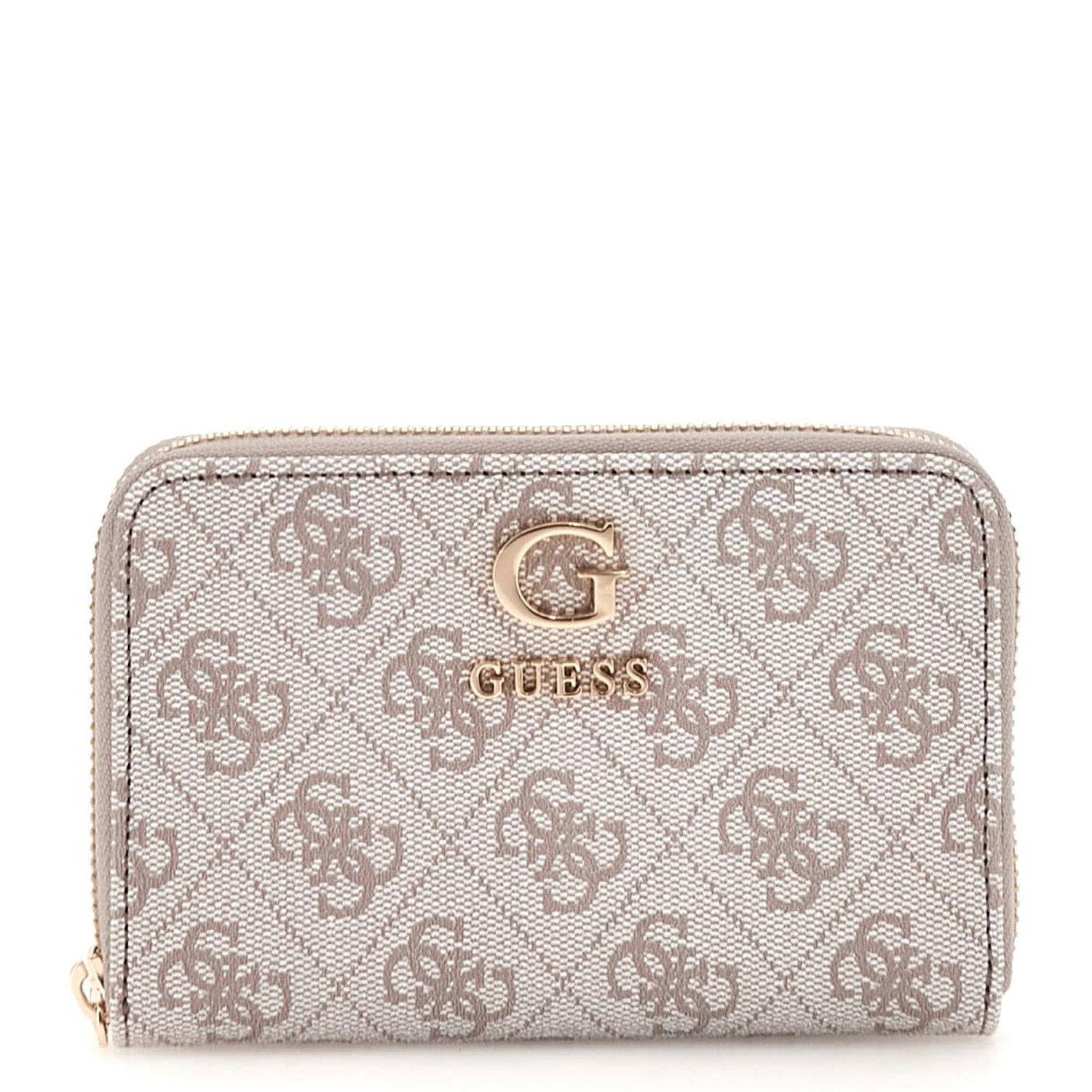 GUESS Damen Geldbörse Zamira Dark Taupe Logo