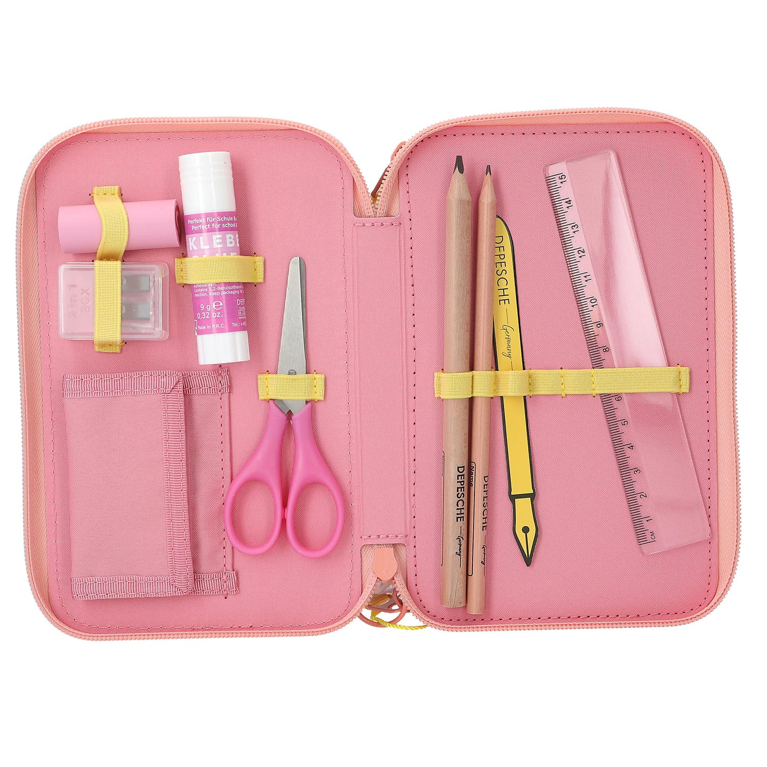 Depesche 3-Fach Federtasche TOPModel JUICY 83-Pink Abbildung 3