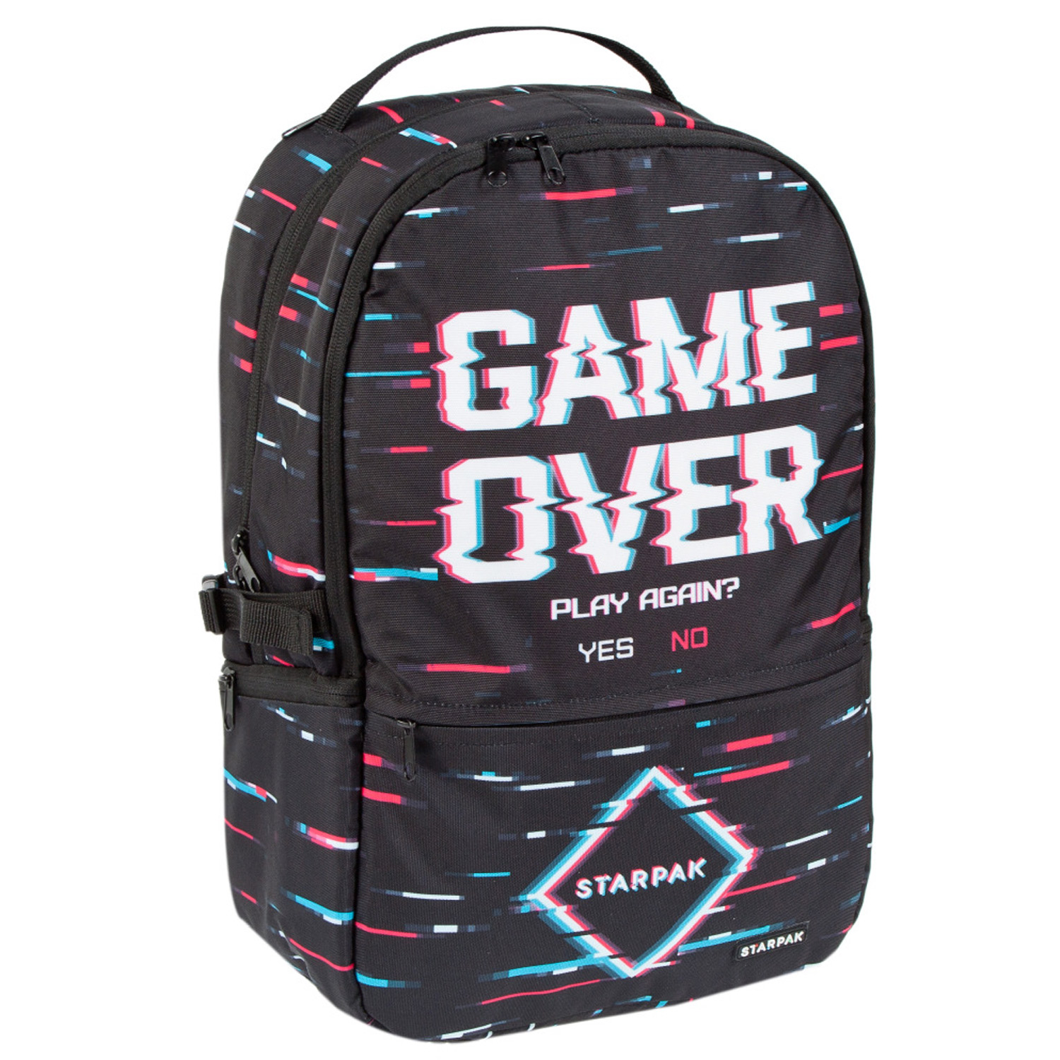 Euro Trade Kinder Schulrucksack Game Over  