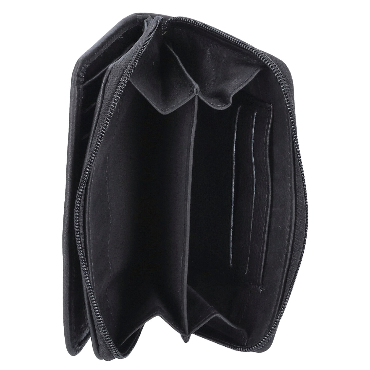 The Skandinavian Brand Damen Leder Geldbörse  schwarz Abbildung 5