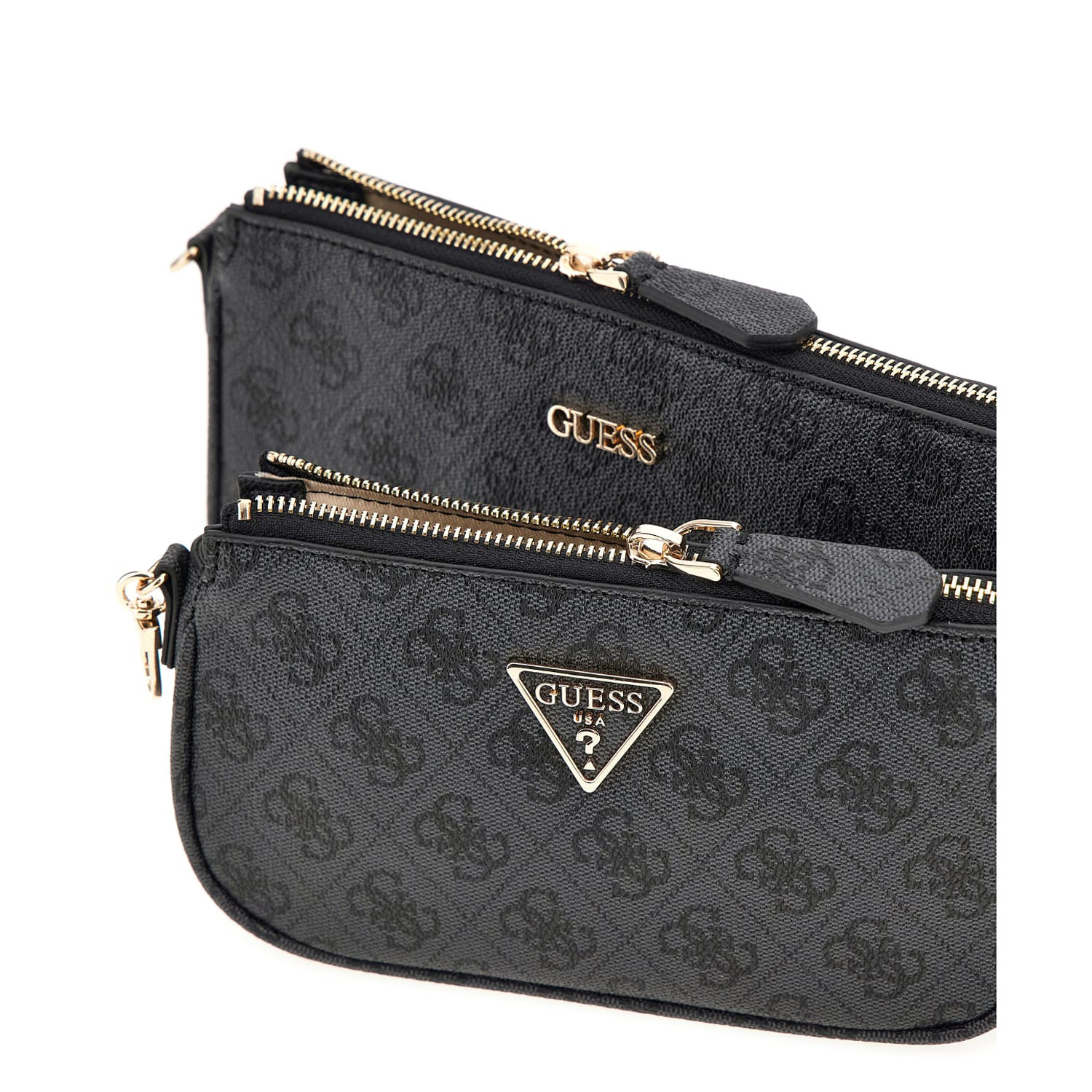 GUESS Schultertasche Noelle II Coal Logo Abbildung 3