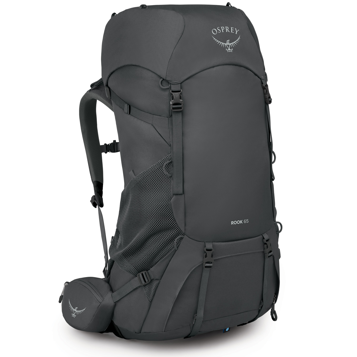OSPREY Wander/Trekkingrucksack Rook 65 Dark Charcoal/Silver Lining