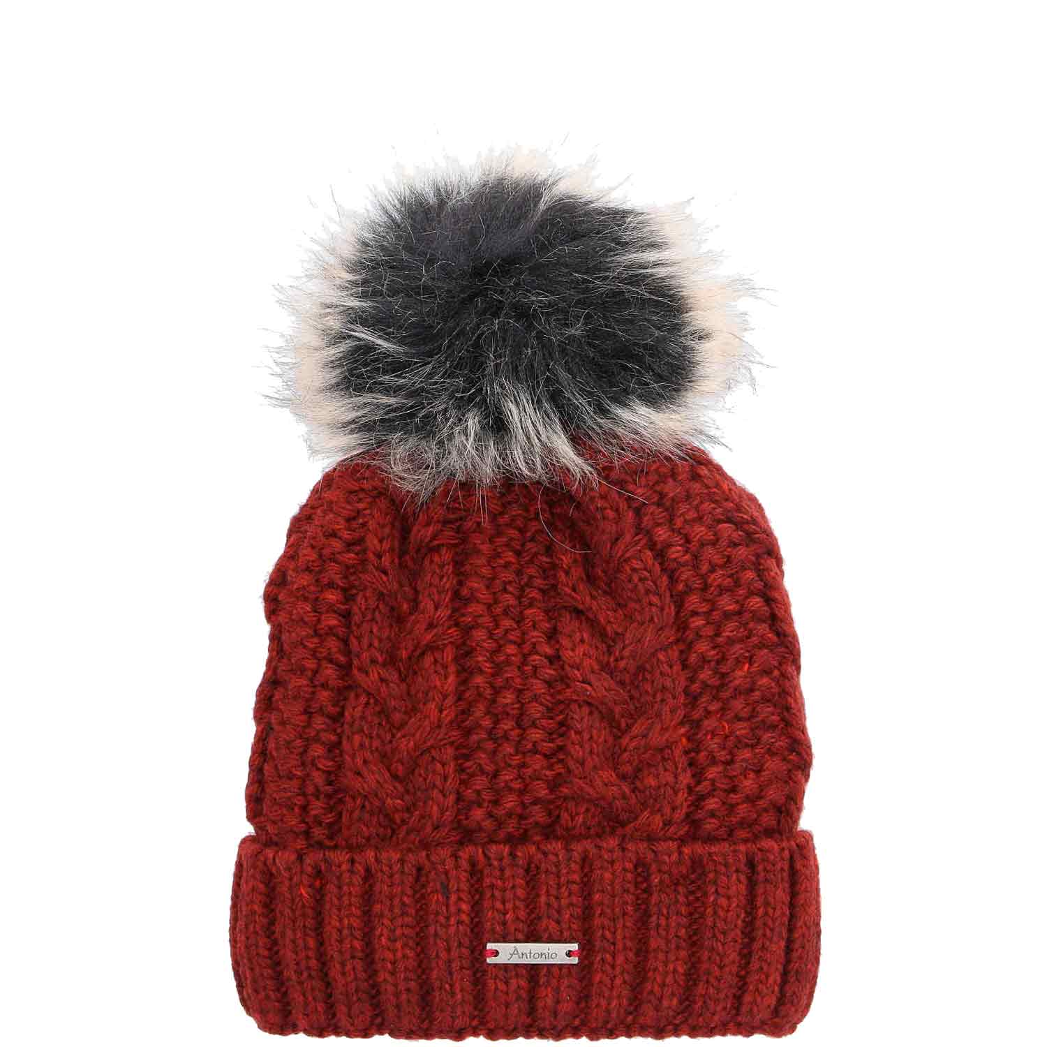 Antonio Winter Strick Mütze Beanie  Red Abbildung 1