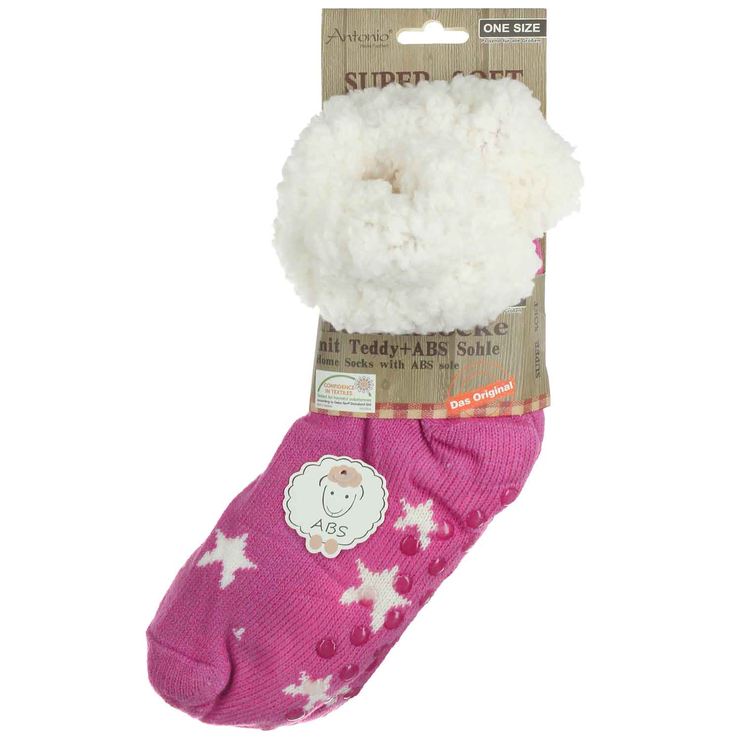 Antonio Hüttensocken OneSize  pink
