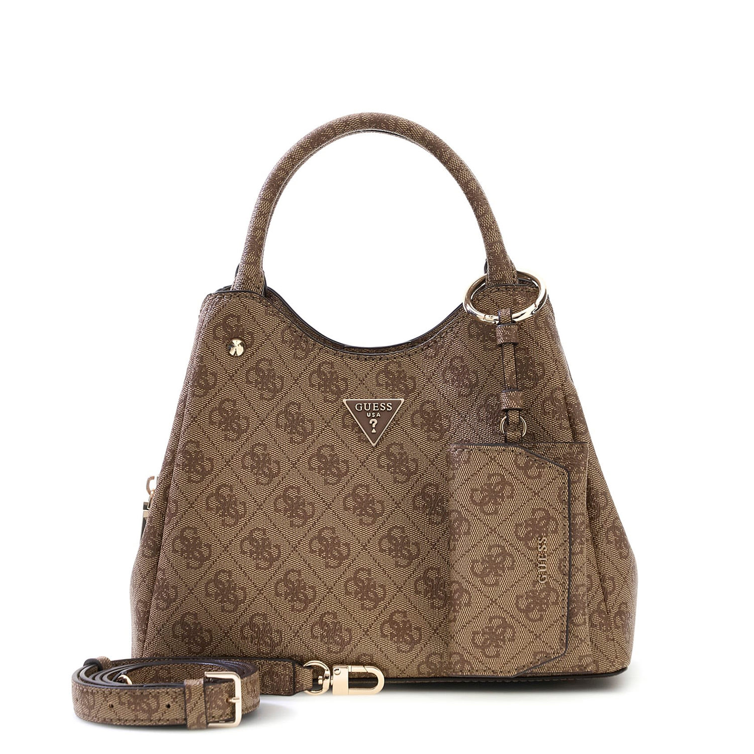 GUESS Handtasche LORELLA LOGO SM GRLFRND TOTE Latte Logo Abbildung 1